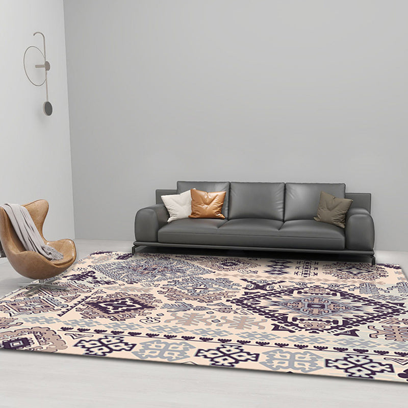 Comfort Geometric Print Rug Multi Color Polyster Area Carpet Non-Slip Backing Pet Friendly Indoor Rug for Living Room Clearhalo 'Area Rug' 'Rugs' 'Southwestern' Rug' 2361549