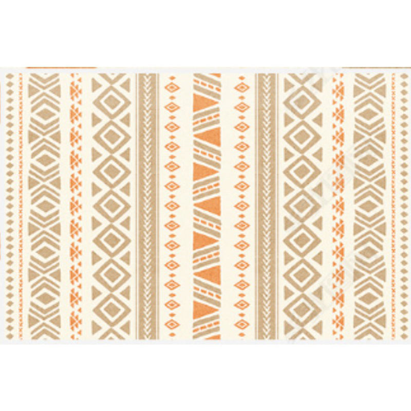 Western Geometric Pattern Rug Multi Colored Polypropylene Indoor Rug Anti-Slip Backing Pet Friendly Area Carpet for Decoration Yellow Clearhalo 'Area Rug' 'Rugs' 'Southwestern' Rug' 2362024