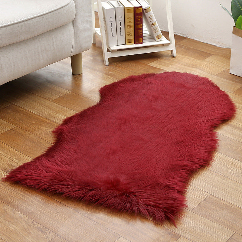 Casual Living Room Rug Multi Color Solid Color Indoor Rug