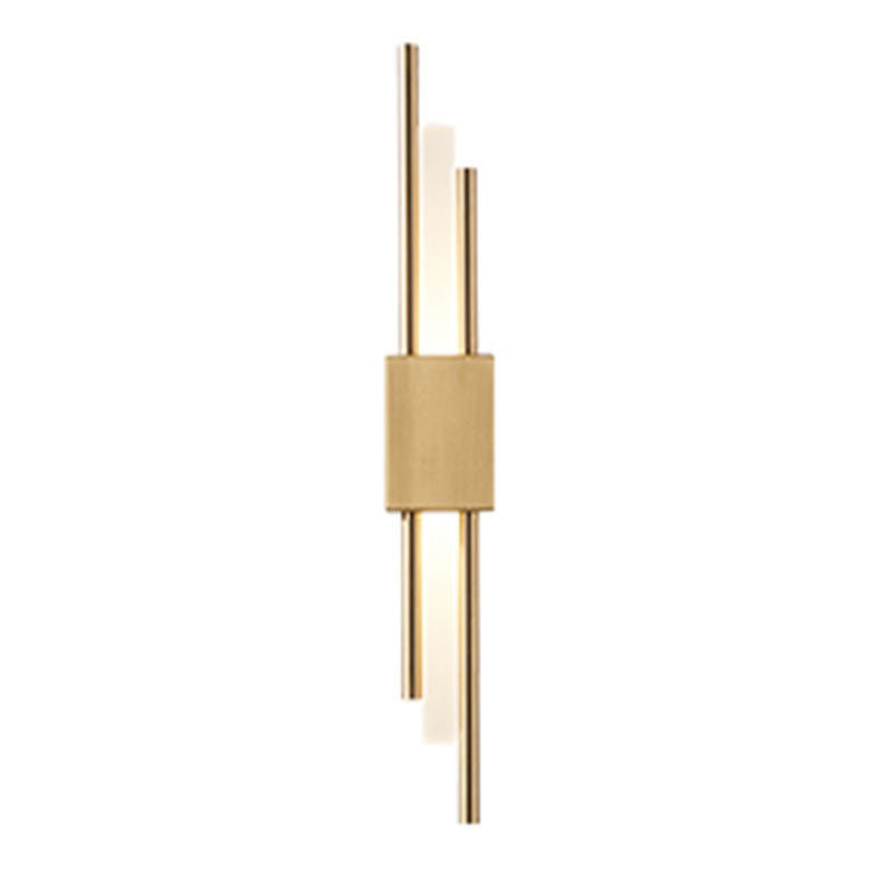 Postmodern Style Rod Shaped Wall Light Acrylic Stairway LED Sconce Light Fixture Clearhalo 'Cast Iron' 'Glass' 'Industrial' 'Modern wall lights' 'Modern' 'Tiffany' 'Traditional wall lights' 'Wall Lamps & Sconces' 'Wall Lights' Lighting' 2384921