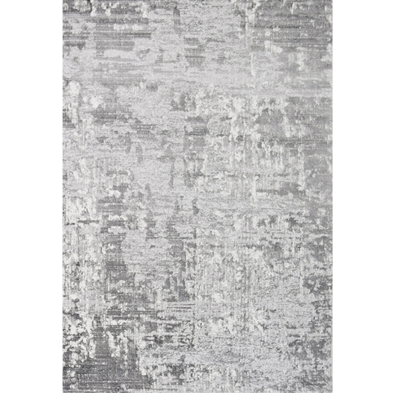 Relaxing Living Room Rug Multi Colored Abstract Printed Indoor Rug Non-Slip Backing Pet Friendly Area Carpet Smoke Gray Clearhalo 'Area Rug' 'Rug' 2392092