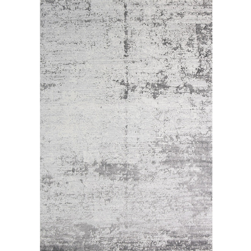 Relaxing Living Room Rug Multi Colored Abstract Printed Indoor Rug Non-Slip Backing Pet Friendly Area Carpet Gray-White Clearhalo 'Area Rug' 'Rug' 2392100