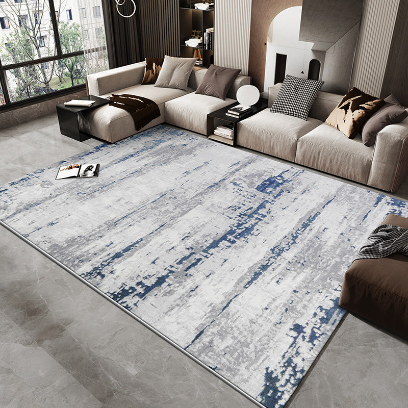 Nordic Living Room Rug Multi-Color Abstract Print Indoor Rug Polyster Non-Slip Backing Washable Area Carpet Grey Clearhalo 'Area Rug' 'Rug' 2392125
