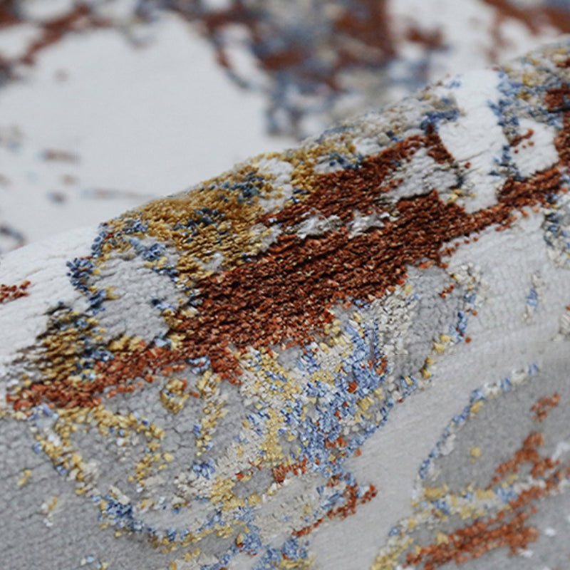 Multi Colored Simple Rug Polyster Abstract Printed Area Carpet Non-Slip Backing Pet Friendly Indoor Rug for Decoration Clearhalo 'Area Rug' 'Rug' 2392428