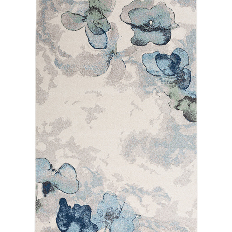 Casual Living Room Rug Multi Colored Abstract Print Indoor Rug Polyster Non-Slip Backing Washable Carpet Light Gray-White Clearhalo 'Area Rug' 'Rug' 2392579