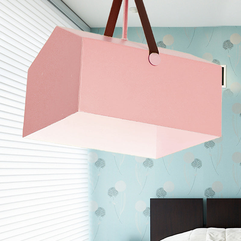 1 Bulb Bag Pendant Light Nordic Style Metal Hanging Light for Dining Room Restaurant Clearhalo 'Ceiling Lights' 'Pendant Lights' 'Pendants' Lighting' 240463