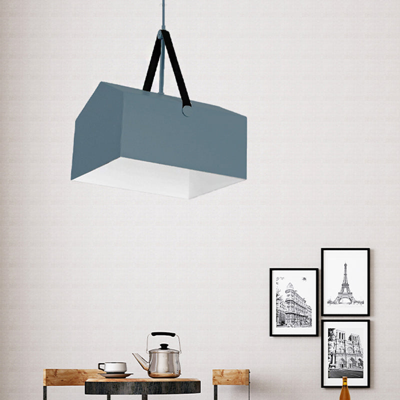 1 Bulb Bag Pendant Light Nordic Style Metal Hanging Light for Dining Room Restaurant Clearhalo 'Ceiling Lights' 'Pendant Lights' 'Pendants' Lighting' 240486