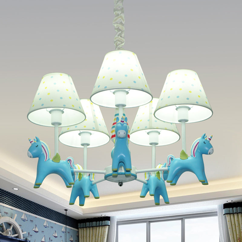 Nordic Tapered Shade Hanging Lights Fabric Pendant Light Fixture for Living Room Clearhalo 'Ceiling Lights' 'Chandeliers' Lighting' options 240616