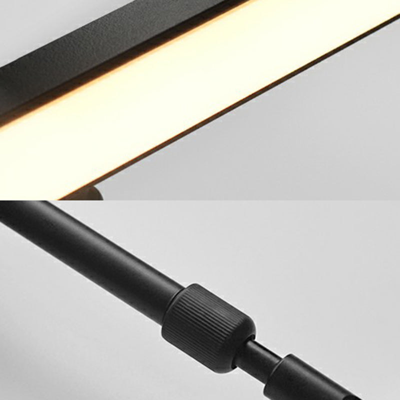 Acrylic Bar Shaped Vanity Lamp Modern Adjustable LED Wall Mounted Lighting for Bath Clearhalo 'Cast Iron' 'Glass' 'Industrial' 'Modern wall lights' 'Modern' 'Tiffany' 'Traditional wall lights' 'Vanity Lights' 'Wall Lights' Lighting' 2408962
