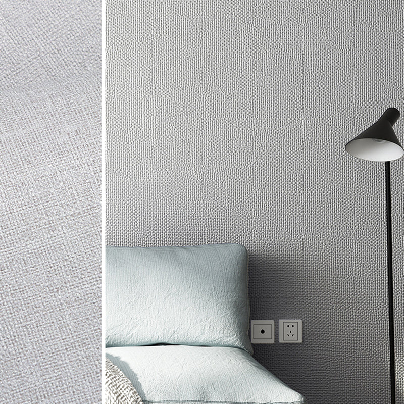 Modern Multi Color Non-Woven Wallpaper Roll Textured Solid Color Non-Pasted Wall Covering Dark Gray Wallpaper Roll Clearhalo 'Modern wall decor' 'Modern' 'Wallpaper' Wall Decor' 2411930