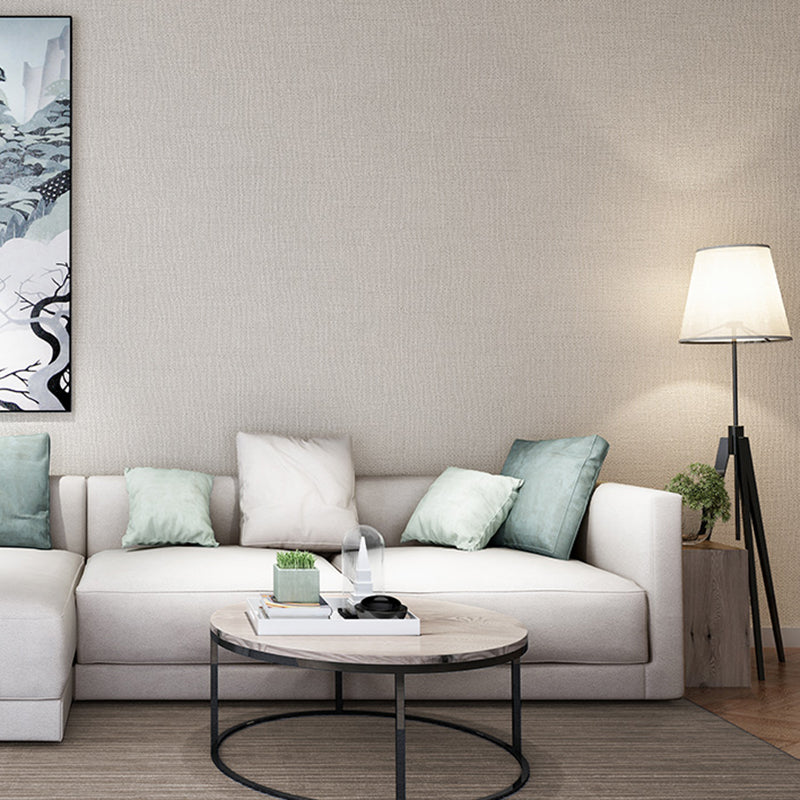 Modern Multi Color Non-Woven Wallpaper Roll Textured Solid Color Non-Pasted Wall Covering Clearhalo 'Modern wall decor' 'Modern' 'Wallpaper' Wall Decor' 2411936