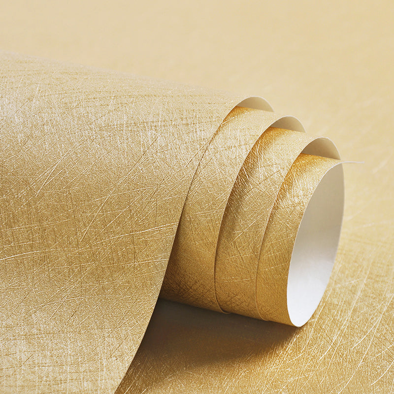 Modern Wallpaper Roll Solid-Colored Pattern Moisture Resistant Wall Covering, Multi-Color Gold Wallpaper Roll Clearhalo 'Modern wall decor' 'Modern' 'Wallpaper' Wall Decor' 2411990