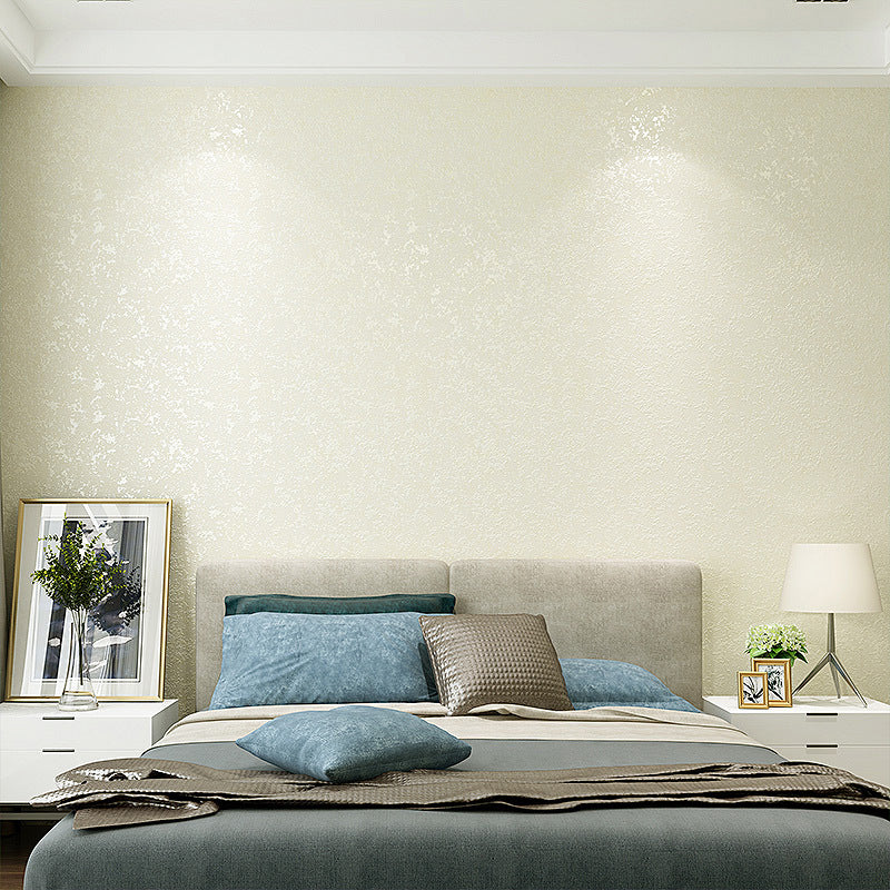Soft Solid Color Wallpaper Roll Stain Resistant Modern Living Room Wall Covering Clearhalo 'Modern wall decor' 'Modern' 'Wallpaper' Wall Decor' 2412012