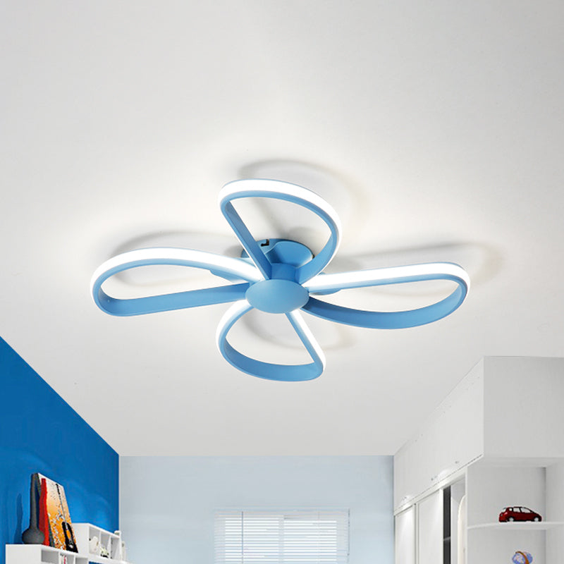 Blossom Shape LED Flush Mount Light Nordic Stylish Metal Ceiling Lamp for Kid Bedroom Clearhalo 'Ceiling Lights' 'Close To Ceiling Lights' 'Close to ceiling' 'Flush mount' Lighting' 241204
