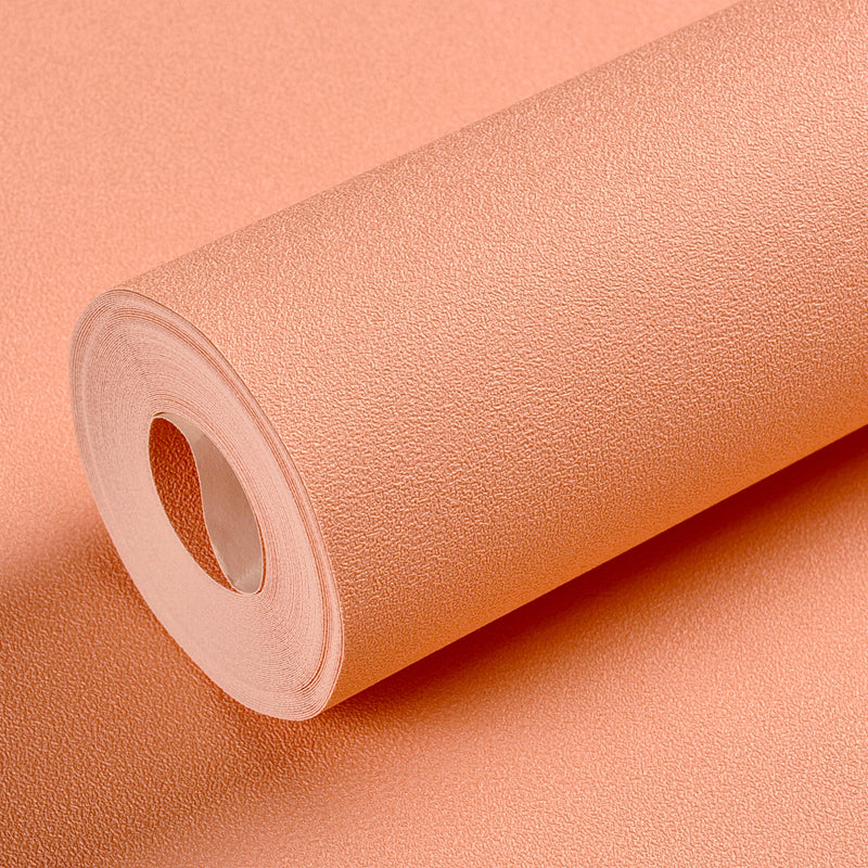 Plain Patterned Wallpaper Roll Simple Non-Pasted Living Room Wall Art, 57.1-sq ft Nude Wallpaper Roll Clearhalo 'Modern wall decor' 'Modern' 'Wallpaper' Wall Decor' 2412207