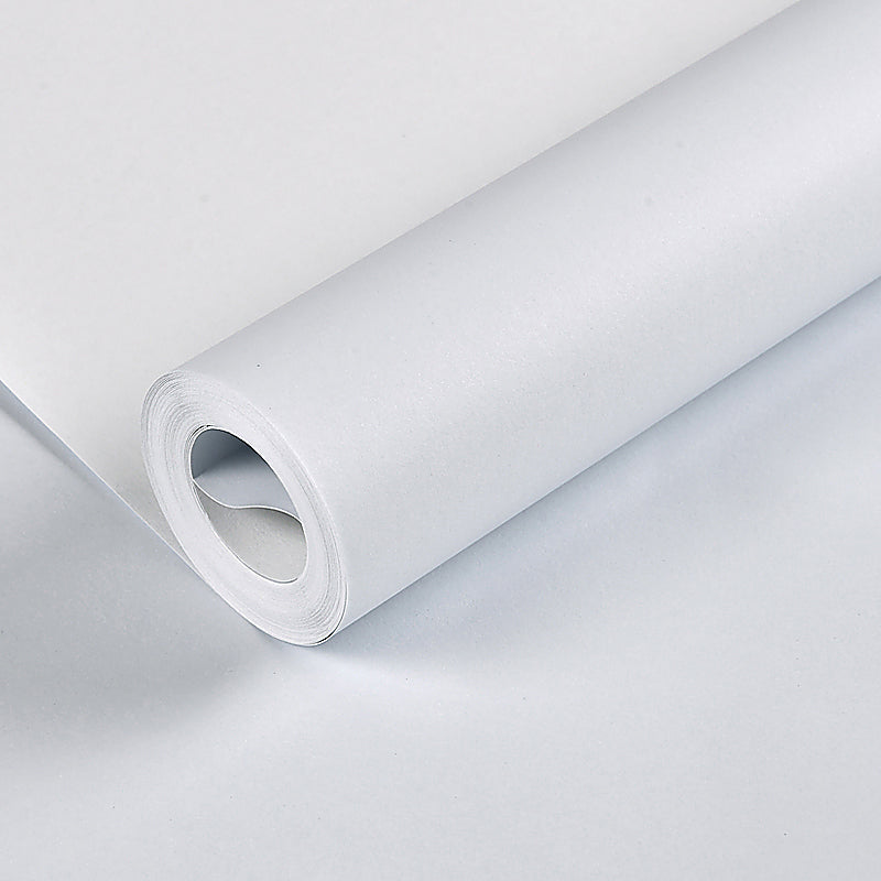 Wallpaper Roll Pure Color Patterned Multi-Colored Non-Woven Texture Wall Covering White-Gray Wallpaper Roll Clearhalo 'Modern wall decor' 'Modern' 'Wallpaper' Wall Decor' 2412248