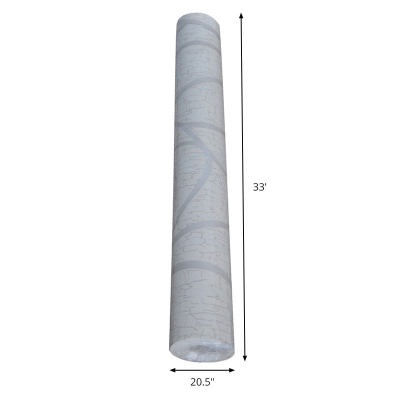 Self-Adhesive Curved Stripe Wallpaper Roll Non-Woven Material Simple Wall Art for Living Room Clearhalo 'Modern wall decor' 'Modern' 'Wallpaper' Wall Decor' 2412613