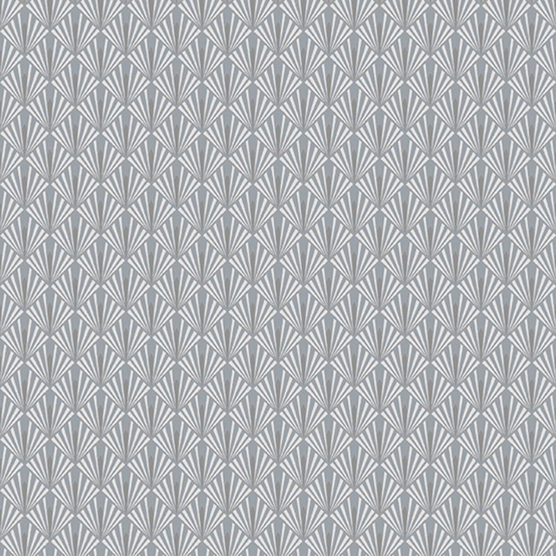 Rhombus Leaf Print Wallpaper Roll Simplicity Style Adhesive Bedroom Wall Decor, 61.4 sq-ft Silver Gray Wallpaper Roll Clearhalo 'Modern wall decor' 'Modern' 'Wallpaper' Wall Decor' 2412622