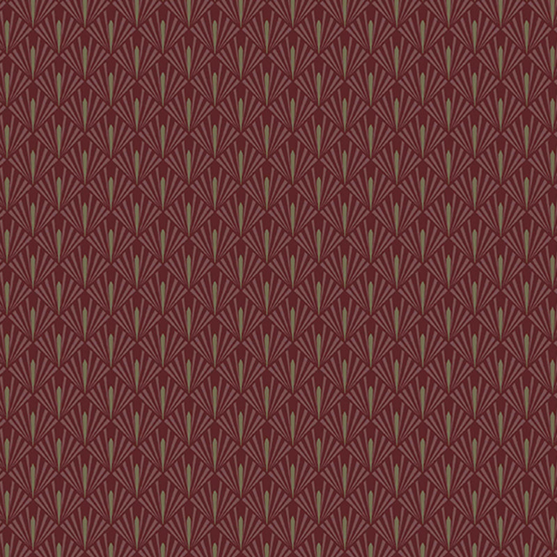 Rhombus Leaf Print Wallpaper Roll Simplicity Style Adhesive Bedroom Wall Decor, 61.4 sq-ft Red Wallpaper Roll Clearhalo 'Modern wall decor' 'Modern' 'Wallpaper' Wall Decor' 2412624