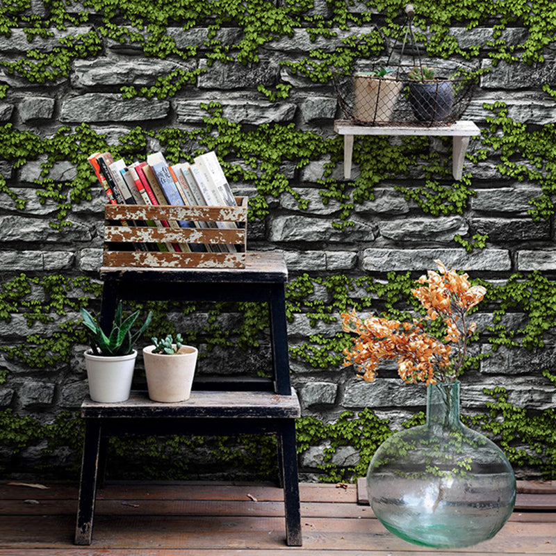 Industrial Brick Wallpaper Roll PVC Unpasted Multicolor Wall Covering for Accent Wall Clearhalo 'Industrial wall decor' 'Industrial' 'Wallpaper' Wall Decor' 2412916