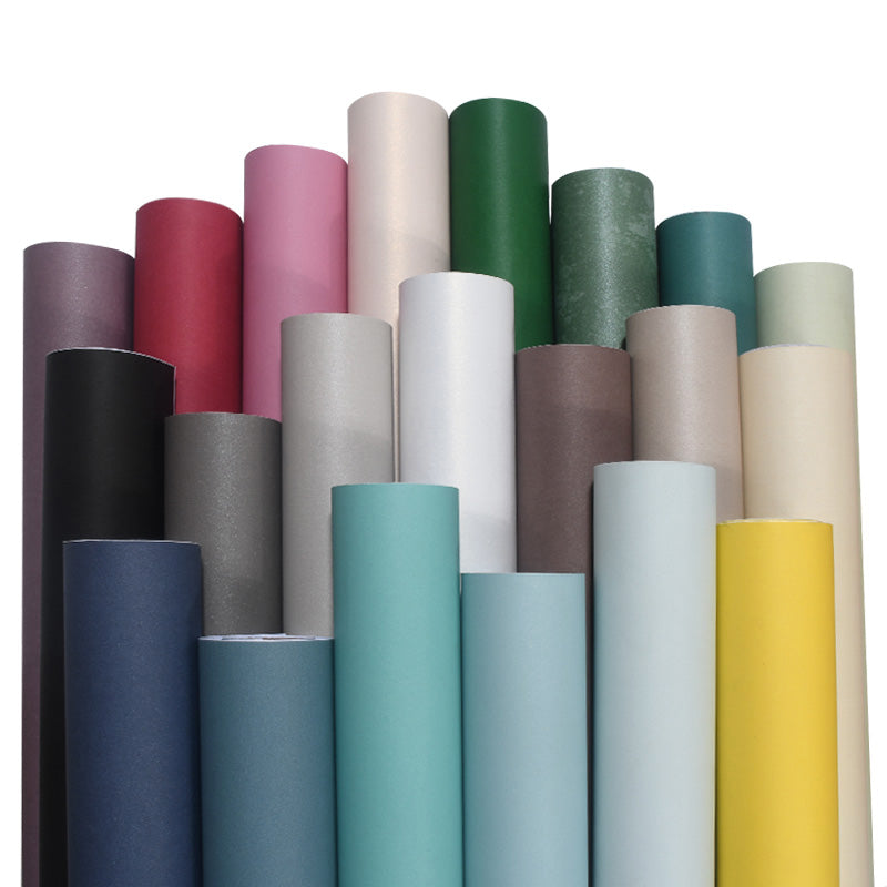 Plain Wallpaper Roll Contemporary Self Sticking Living Room Wall Art, 33' L x 20.5" W Clearhalo 'Modern wall decor' 'Modern' 'Wallpaper' Wall Decor' 2413244