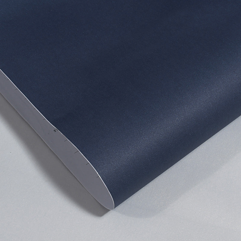 Plain Wallpaper Roll Contemporary Self Sticking Living Room Wall Art, 33' L x 20.5" W Navy Wallpaper Roll Clearhalo 'Modern wall decor' 'Modern' 'Wallpaper' Wall Decor' 2413247