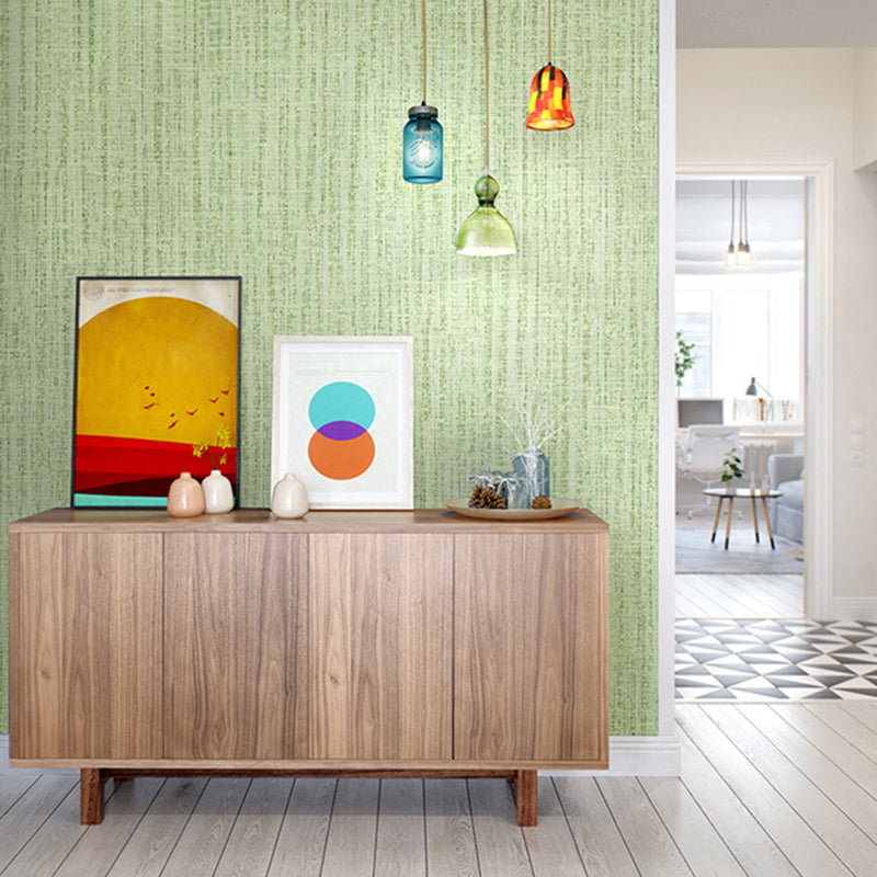 Nordic Soft Color Non-Woven Wallpaper Roll Textured Solid Unpasted Wall Covering Clearhalo 'Modern wall decor' 'Modern' 'Wallpaper' Wall Decor' 2413362