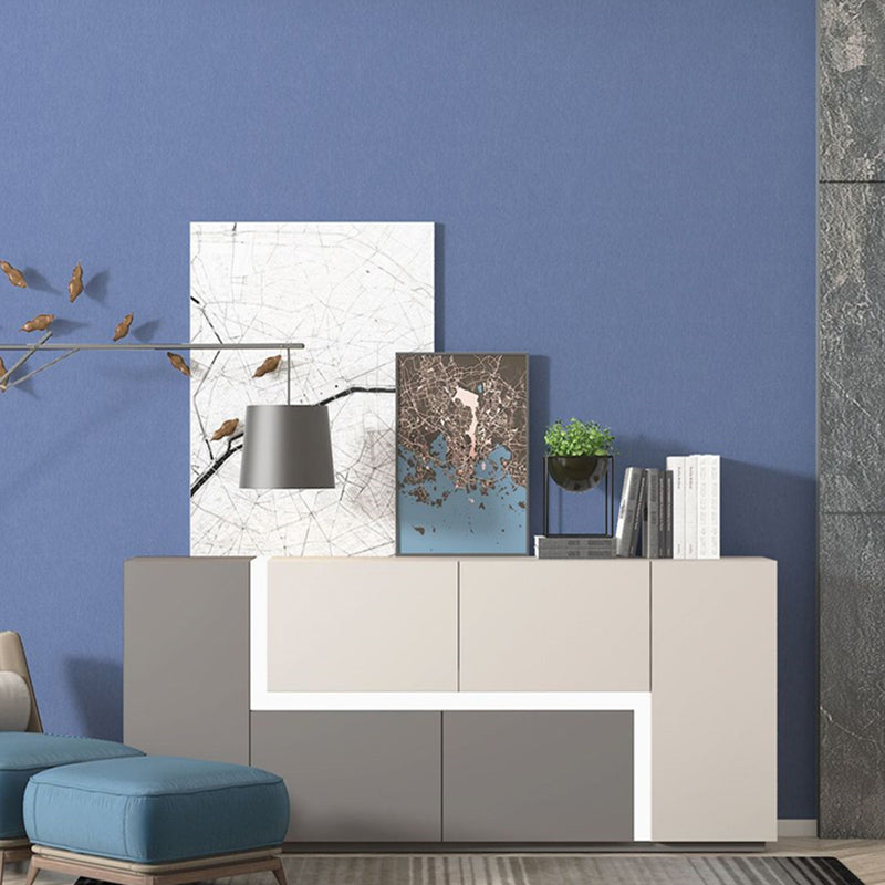 Unpasted Wallpaper Roll Soft Color Non-Woven Cloth Textured Plain Nordic Wall Art Royal Blue Wallpaper Roll Clearhalo 'Modern wall decor' 'Modern' 'Wallpaper' Wall Decor' 2413403
