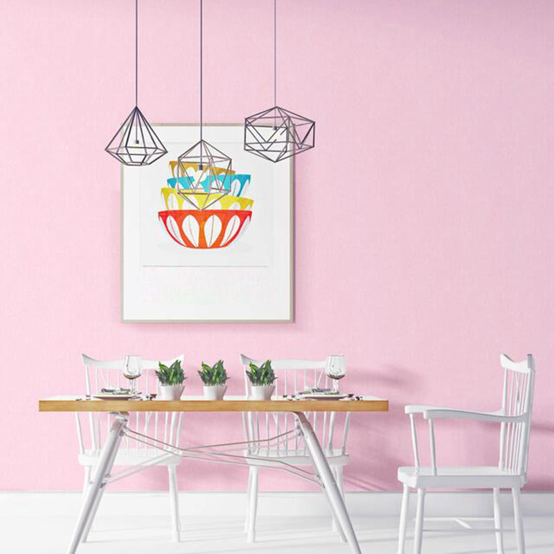 Unpasted Wallpaper Roll Soft Color Non-Woven Cloth Textured Plain Nordic Wall Art Light Pink Wallpaper Roll Clearhalo 'Modern wall decor' 'Modern' 'Wallpaper' Wall Decor' 2413404