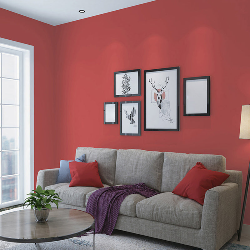 Unpasted Wallpaper Roll Soft Color Non-Woven Cloth Textured Plain Nordic Wall Art Red Wallpaper Roll Clearhalo 'Modern wall decor' 'Modern' 'Wallpaper' Wall Decor' 2413405