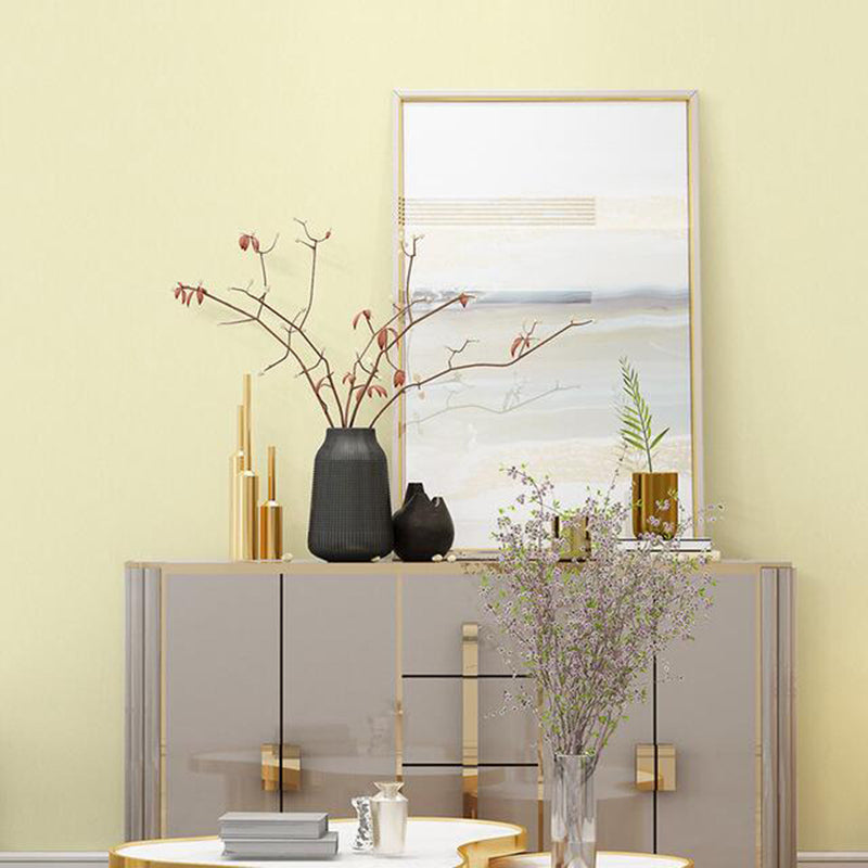 Unpasted Wallpaper Roll Soft Color Non-Woven Cloth Textured Plain Nordic Wall Art Beige Wallpaper Roll Clearhalo 'Modern wall decor' 'Modern' 'Wallpaper' Wall Decor' 2413409