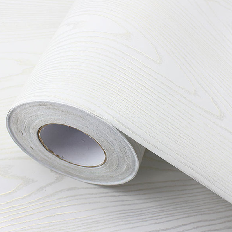 Multi-Colored Wood Plank Wallpaper Roll Self-Adhesive Wall Covering for Bathroom Gloss White Wallpaper Roll Clearhalo 'Industrial wall decor' 'Industrial' 'Wallpaper' Wall Decor' 2413728