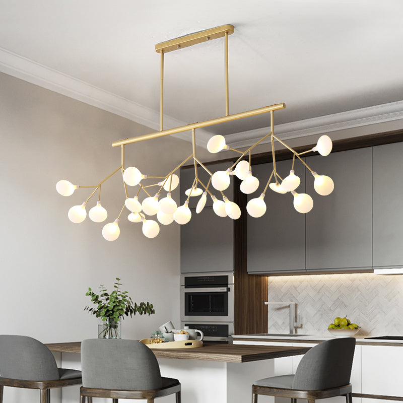 Firefly Island Pendant Postmodern Metal 36 Heads Restaurant Ceiling Suspension Lamp Clearhalo 'Ceiling Lights' 'Island Lights' Lighting' 2460274