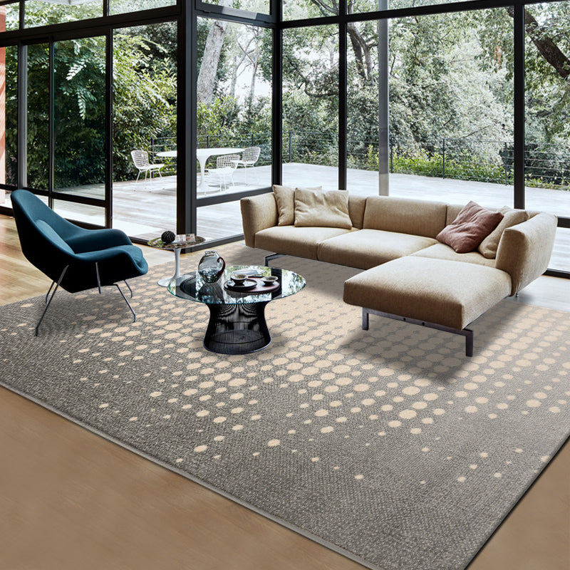 Casual Living Room Rug Multi Color Abstract Printed Indoor Rug Synthetics Anti-Slip Pet Friendly Area Carpet Dark Gray Clearhalo 'Area Rug' 'Rug' 2464227