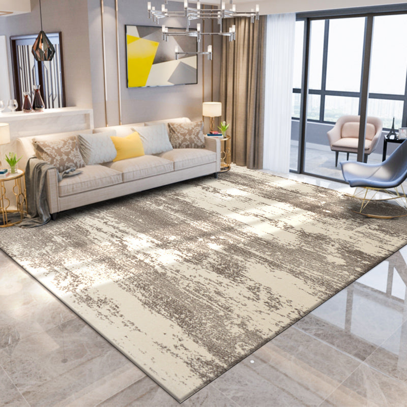 Novelty Abstract Print Rug Multi Color Polyster Area Carpet Anti-Slip Backing Pet Friendly Easy Care Indoor Rug for Living Room Brown Clearhalo 'Area Rug' 'Rug' 2464292