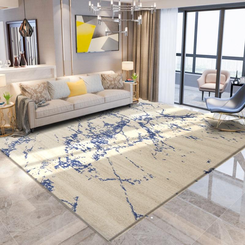 Novelty Abstract Print Rug Multi Color Polyster Area Carpet Anti-Slip Backing Pet Friendly Easy Care Indoor Rug for Living Room Yellow Clearhalo 'Area Rug' 'Rug' 2464293