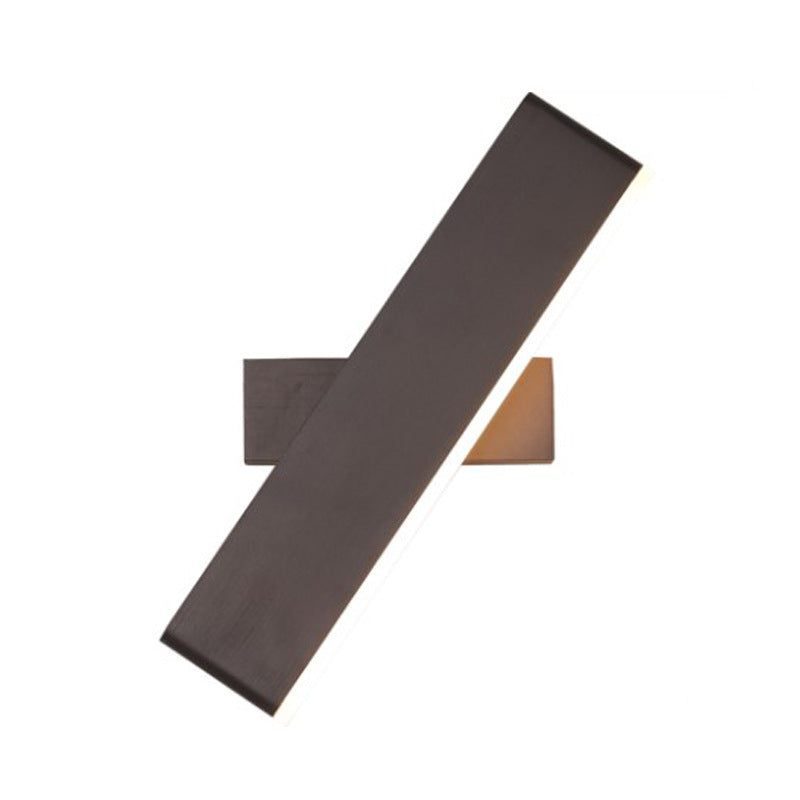 Swivelable Bar Shaped Wall Light Modern Aluminum LED Wall Light Sconce for Bedroom Clearhalo 'Cast Iron' 'Glass' 'Industrial' 'Modern wall lights' 'Modern' 'Tiffany' 'Traditional wall lights' 'Wall Lamps & Sconces' 'Wall Lights' Lighting' 2465136