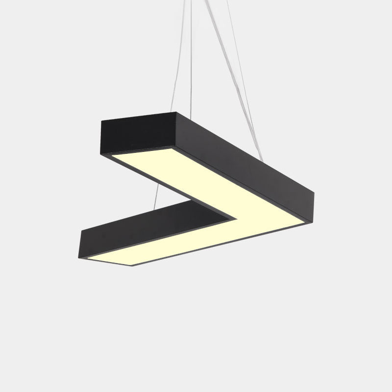 Metal V Shaped Ceiling Flush Mount Light Simplicity LED Flush Light for Reception Room Black Clearhalo 'Ceiling Lights' 'Close To Ceiling Lights' 'Close to ceiling' Lighting' 2465326