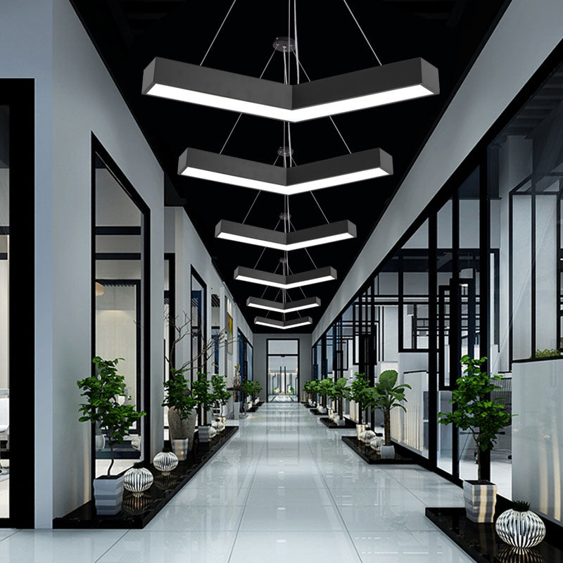 Metal V Shaped Ceiling Flush Mount Light Simplicity LED Flush Light for Reception Room Clearhalo 'Ceiling Lights' 'Close To Ceiling Lights' 'Close to ceiling' Lighting' 2465329
