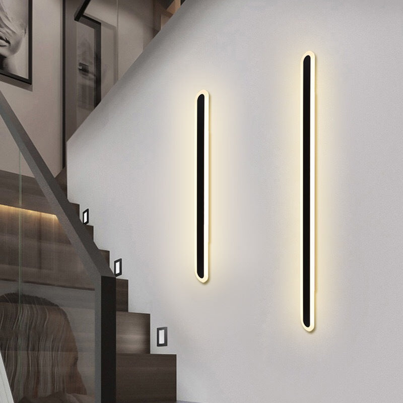 Acrylic Bar Shaped Wall Lighting Nordic Style LED Surface Wall Sconce for Corridor Clearhalo 'Modern wall lights' 'Modern' 'Wall Lamps & Sconces' 'Wall Lights' Lighting' 2466031