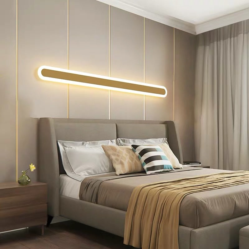 Acrylic Bar Shaped Wall Lighting Nordic Style LED Surface Wall Sconce for Corridor Clearhalo 'Modern wall lights' 'Modern' 'Wall Lamps & Sconces' 'Wall Lights' Lighting' 2466033