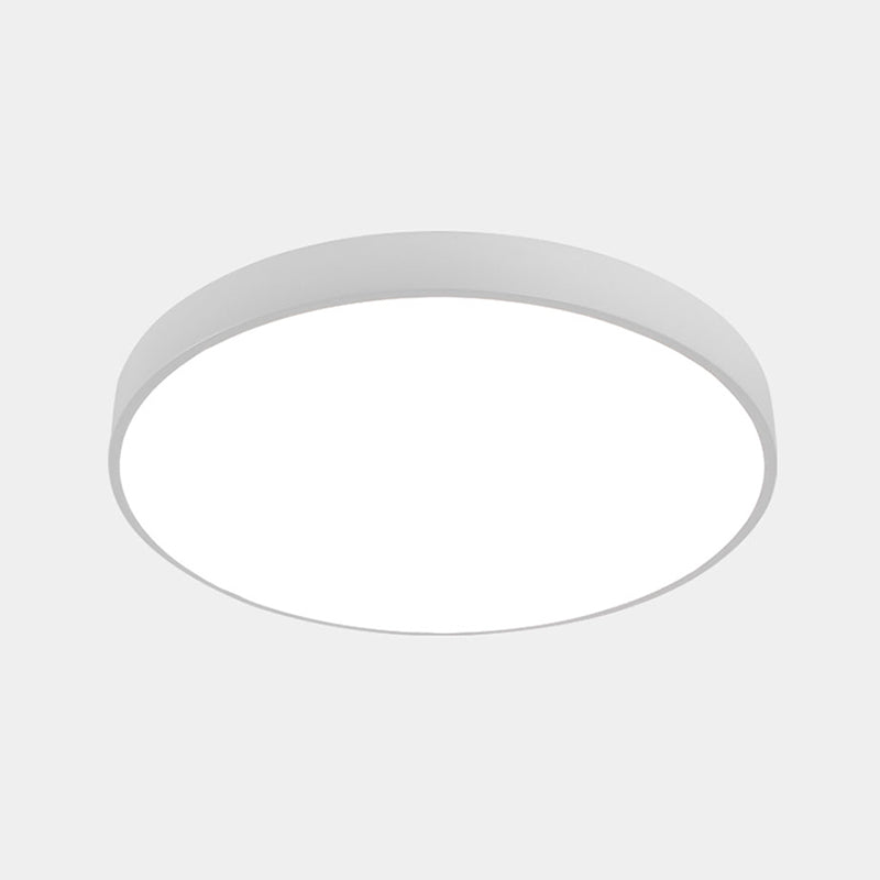 Round Corridor LED Flush Light Fixture Metal Nordic Ceiling Lighting with Acrylic Diffuser Clearhalo 'Ceiling Lights' 'Close To Ceiling Lights' 'Close to ceiling' 'Flush mount' Lighting' 2466844