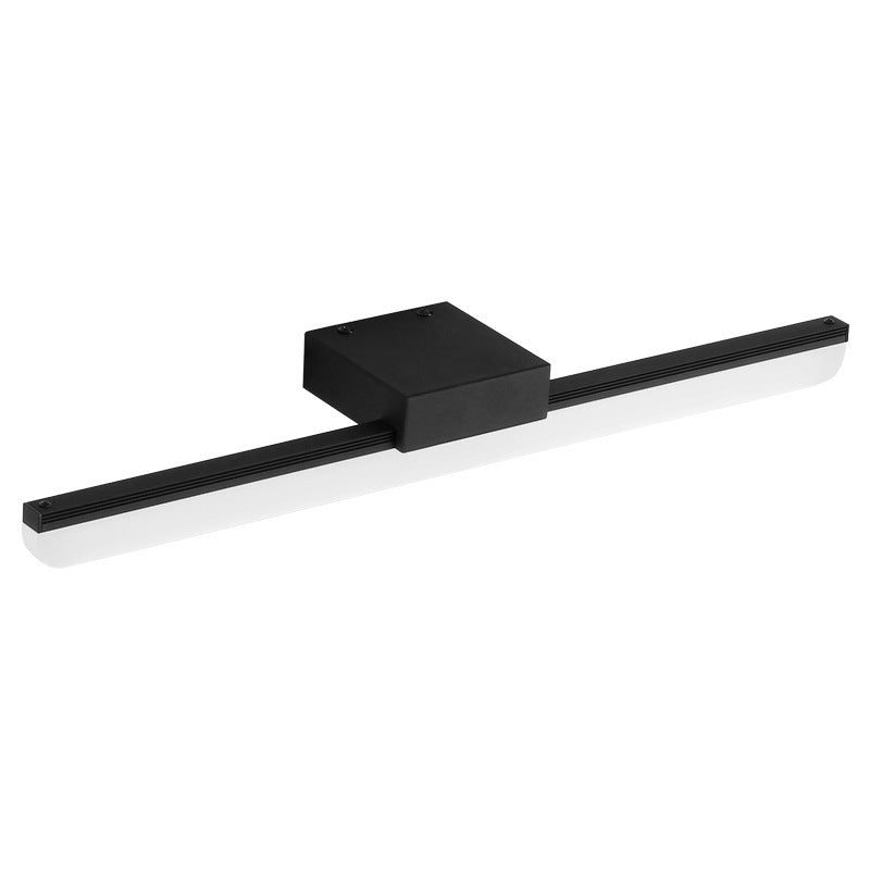 Simple Linear LED Vanity Lighting Metal Bathroom Sconce Light Fixture with Acrylic Diffuser Clearhalo 'Modern wall lights' 'Modern' 'Vanity Lights' 'Wall Lights' Lighting' 2467159