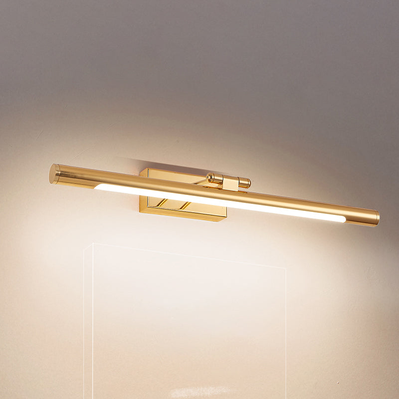 Rotatable Tubular Vanity Wall Sconce Antique Style Metal LED Wall Mount Lighting Clearhalo 'Vanity Lights' 'Wall Lights' Lighting' 2468394
