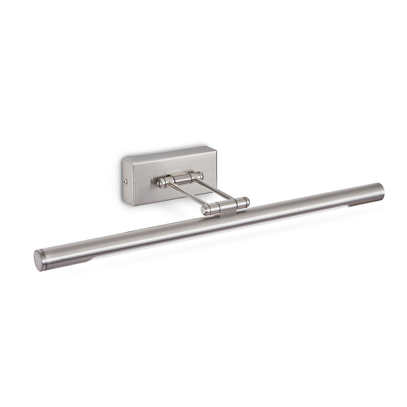 Rotatable Tubular Vanity Wall Sconce Antique Style Metal LED Wall Mount Lighting Grey 19.5" Clearhalo 'Vanity Lights' 'Wall Lights' Lighting' 2468408