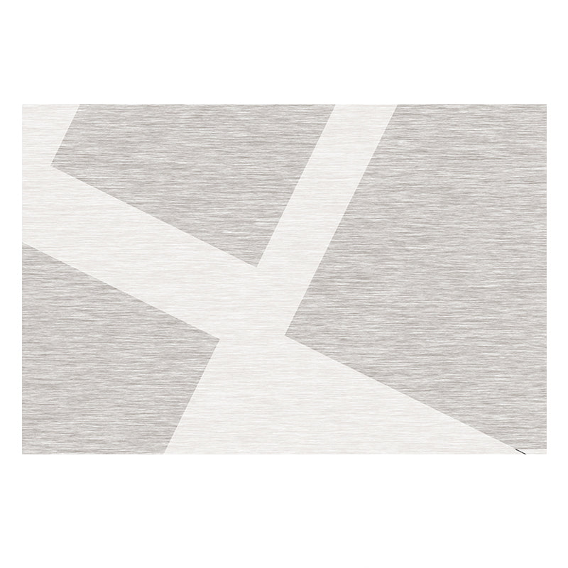 Multicolor Western Rug Cotton Blend Color Block Indoor Rug Anti-Slip Backing Stain-Resistant Area Carpet for Bedroom Light Gray-White Clearhalo 'Area Rug' 'Rug' 2479940