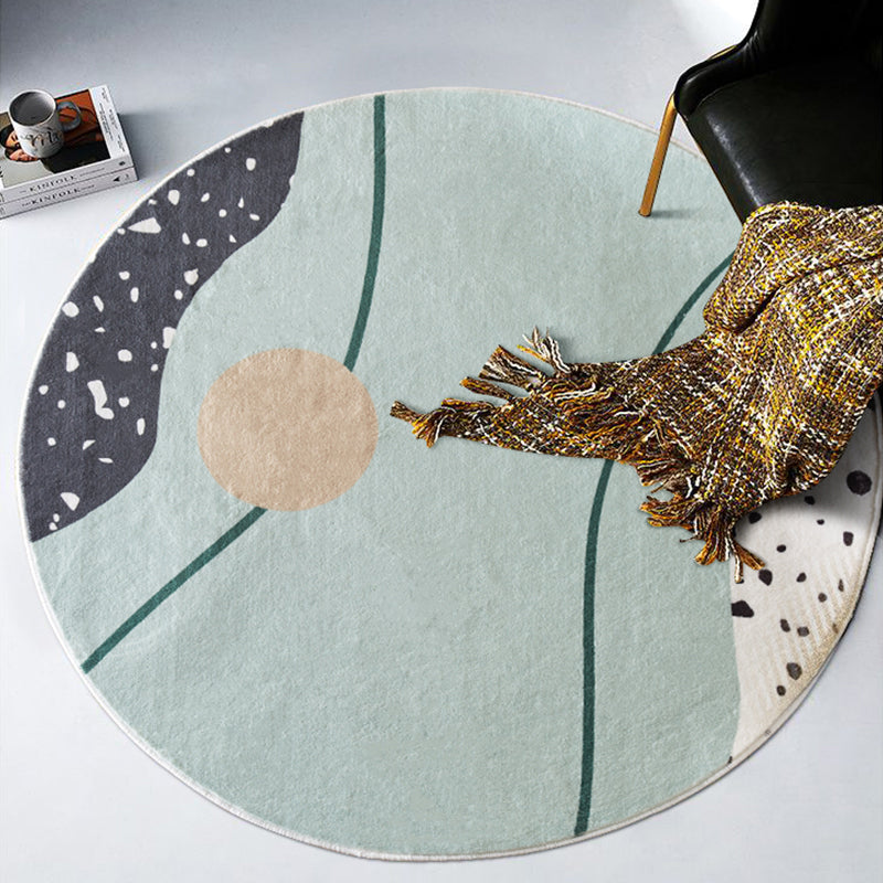 Trendy Color Block Rug Multi Colored Polyster Area Carpet Anti-Slip Backing Pet Friendly Easy Care Indoor Rug for Decoration Clearhalo 'Area Rug' 'Rug' 2479969