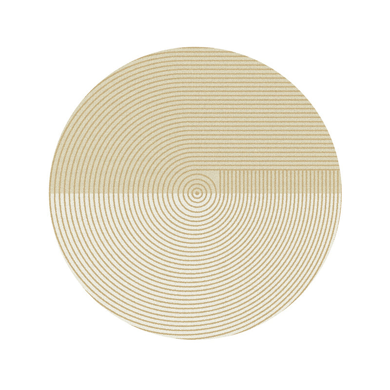 Multi-Color Nordic Rug Cotton Blend Stripe Pattern Area Carpet Non-Slip Pet Friendly Indoor Rug for Room Yellow Clearhalo 'Area Rug' 'Rug' 2480610