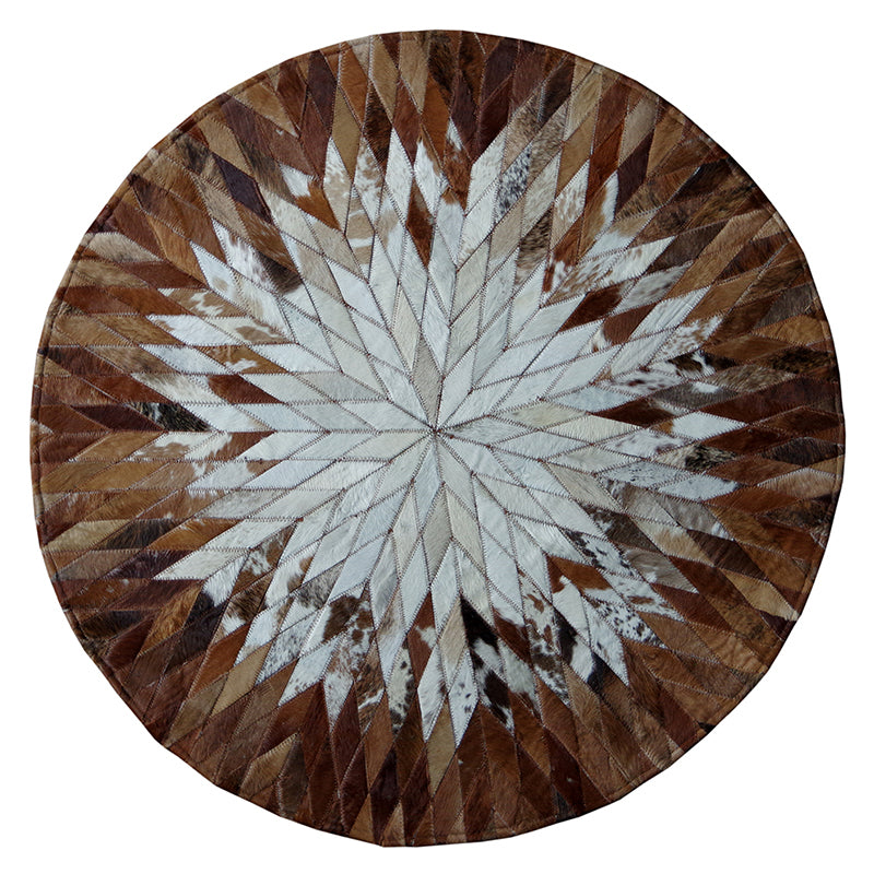 Scandinavian Living Room Rug Multi-Color Geometric Printed Indoor Rug Cowhide Non-Slip Pet Friendly Area Carpet Clearhalo 'Area Rug' 'Modern' 'Rugs' Rug' 2480790