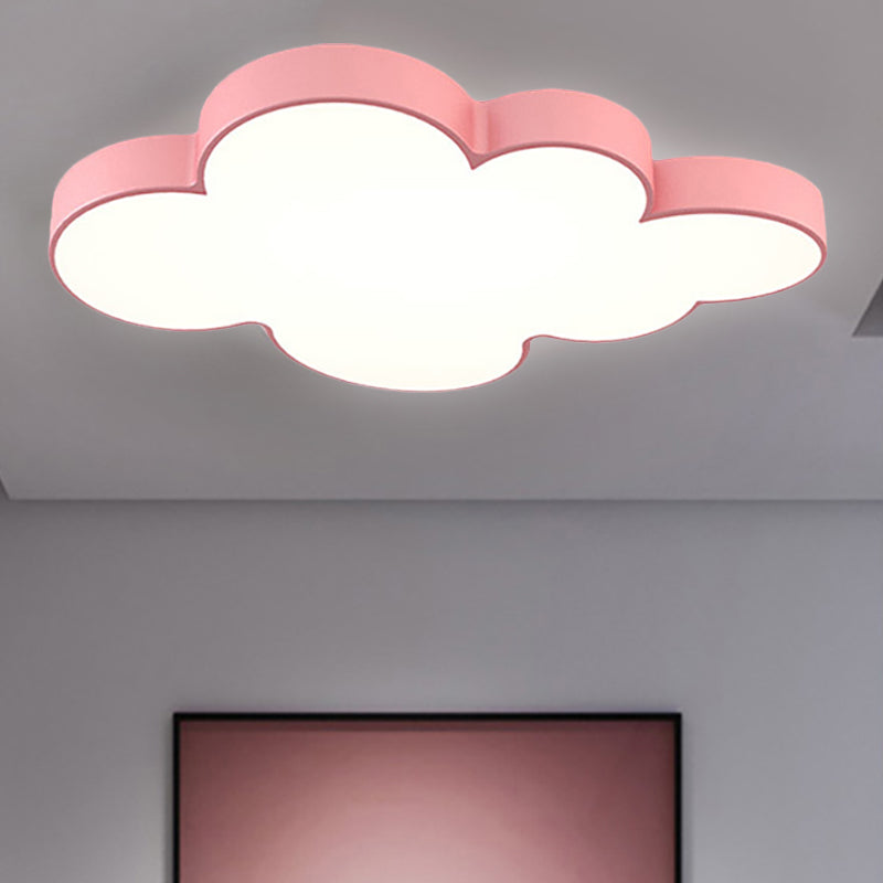 Acrylic Cloud Ceiling Flush Mount Modern Flush Mount Ceiling Light for Classroom Kid Bedroom Clearhalo 'Ceiling Lights' 'Close To Ceiling Lights' 'Close to ceiling' 'Flush mount' Lighting' 251371